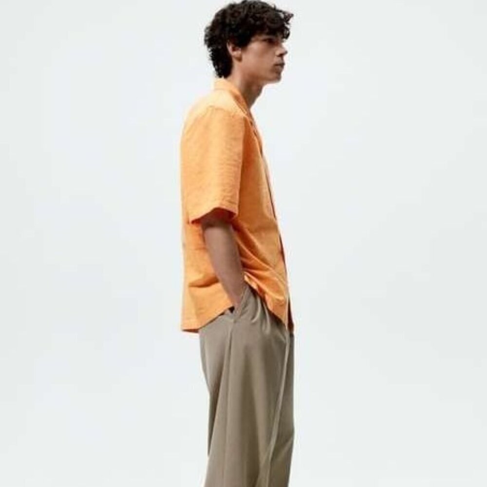 ZARA MEN'S SHORT SLEEVE SHIRT SIZE M 1300/981/615